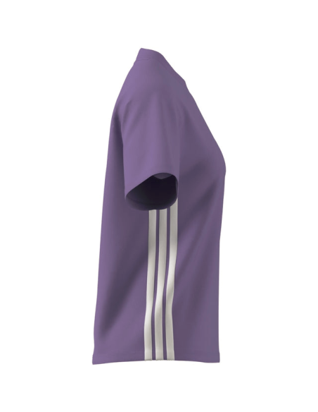 Camiseta Adidas Future Icons 3-Stripes Tee para mujer - Morado