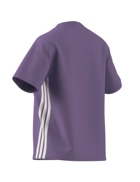 Adidas Future Icons 3-Stripes Tee Damen T-Shirt - Lila