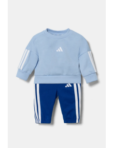 Tuta Bambino Adidas 3-Stripes - Azzurro/Blu