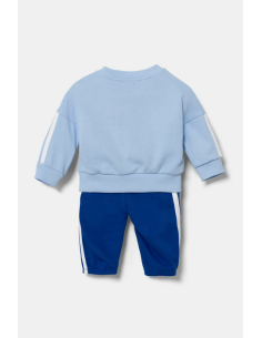 Tuta Bambino Adidas 3-Stripes - Azzurro/Blu 2