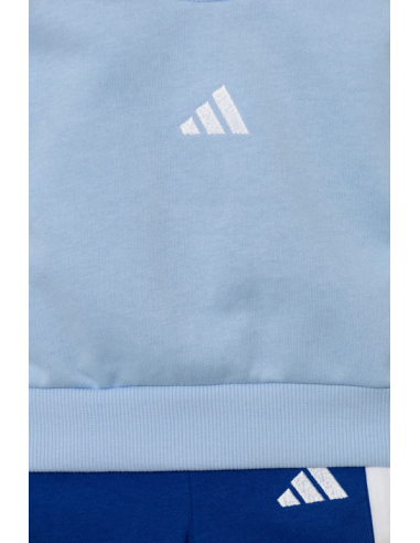 Tuta Bambino Adidas 3-Stripes - Azzurro/Blu