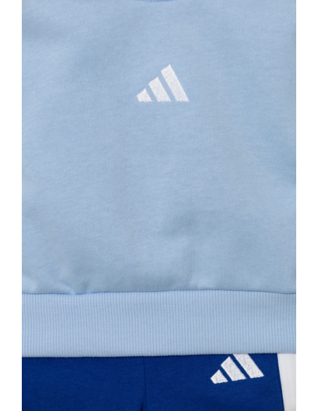 Adidas 3-Stripes Kids Tracksuit - Light Blue/Blue