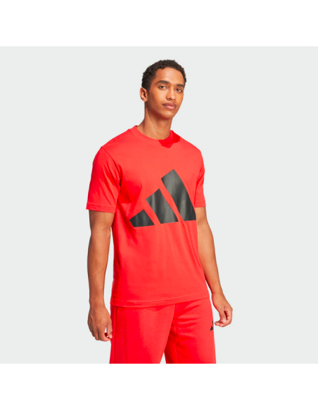 Adidas Essentials Big Logo Herren T-Shirt - Rot