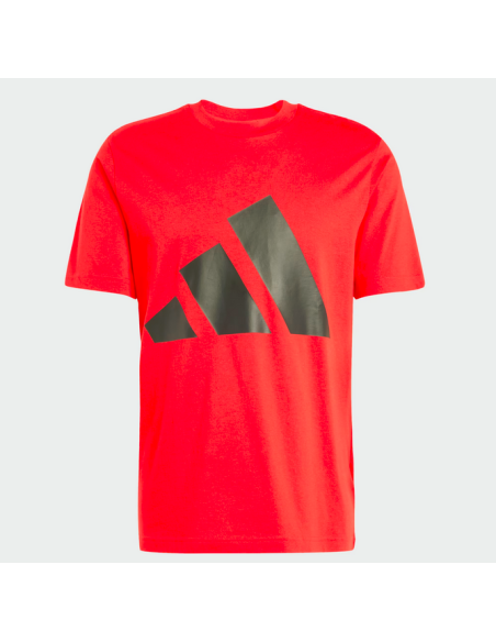 T-shirt Uomo Adidas Essentials Big Logo - Rosso