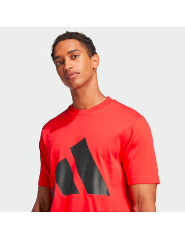T-shirt Uomo Adidas Essentials Big Logo - Rosso