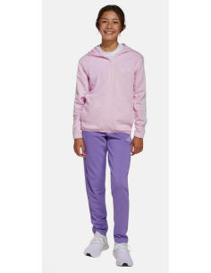 Adidas Performance Essentials Girls Tracksuit - Pink/Purple
