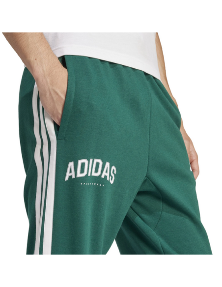 Pantalone Uomo Adidas 3-Stripes - Verde