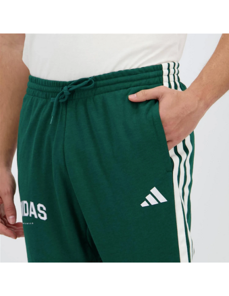 Pantalone Uomo Adidas 3-Stripes - Verde