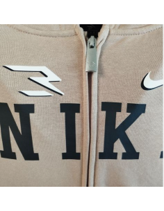 Nike Full Zip Collegiate Boy's Hoodie - Brown 2