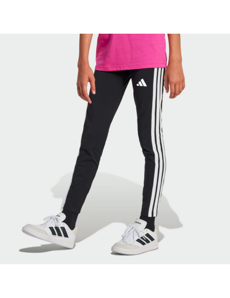 Leggings Ragazza Adidas Essentials 3-Stripes - Nero/Bianco
