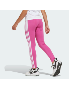 Leggings Ragazza Adidas Essentials 3-Stripes - Fucsia/Bianco 2
