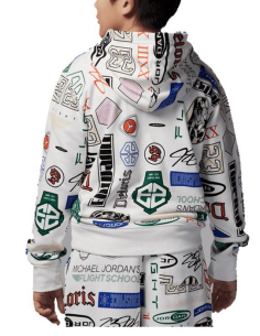 Felpa Ragazzo Jordan Printed - Bianco 2