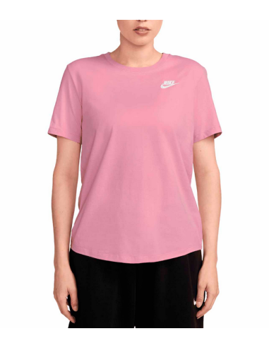 T-shirt Donna Nike Club Essentials - Rosa