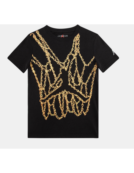 Jordan Chain Jumpman Jungen T-Shirt - Schwarz