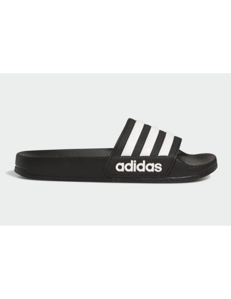 Chaussons de douche unisexes Adidas Adilette - Noir/Blanc