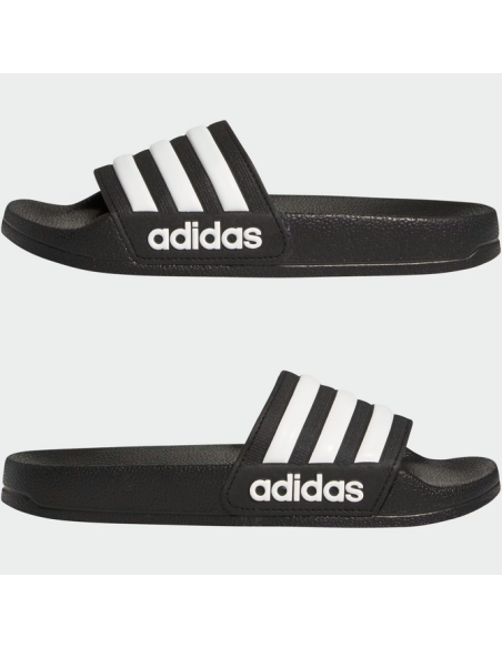 Adidas Unisex Adilette Shower Slippers - Black/White
