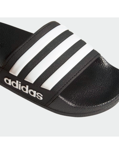 Adidas Unisex Adilette Dusch-Slipper - Schwarz/Weiß