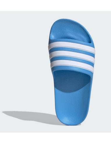 Adidas Kids Adilette Aqua Slides - Light Blue