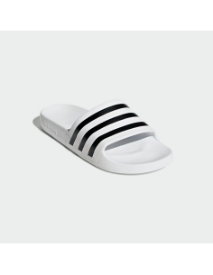 Ciabatta Adidas Adilette Aqua - Bianco/Nero 2