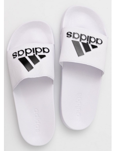 Chanclas Adidas Adilette Shower - Blanco/Negro 2