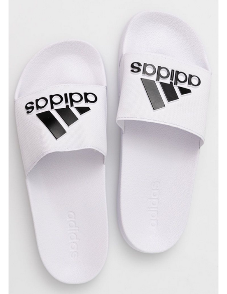 Adidas Adilette Shower Slippers - White/Black