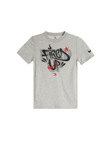 T-shirt Nike Graffiti Tee pour garçon - Gris