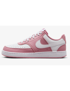 Scarpe Donna Nike Court Vision Low Next Nature - Bianco/Rosa