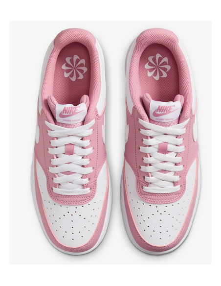 Nike Court Vision Low Next Nature Women's Shoes - White/Pink