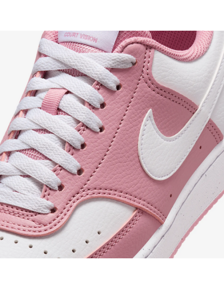 Nike Court Vision Low Next Nature Women's Shoes - White/Pink
