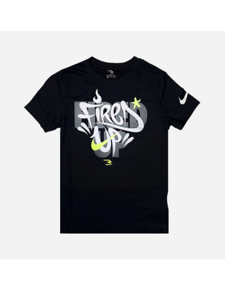 T-shirt Ragazzo Nike Graffiti Tee - Nero
