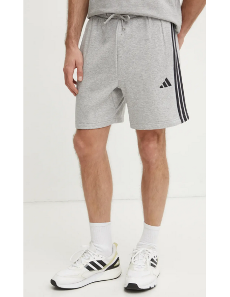 Adidas Essential 3-Stripes Men's Shorts - Grey