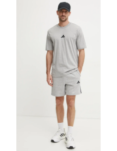 Pantaloncino Uomo Adidas Essential 3-Stripes - Grigio 2