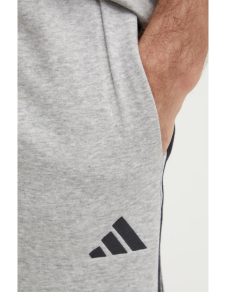 Short Adidas Essential 3-Stripes pour homme - Gris