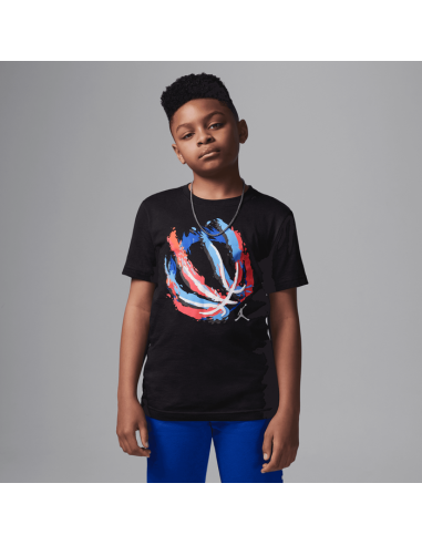 Jordan Ball Fire Boys T-Shirt - Black