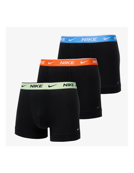 Tre Boxer Nike Everyday Cotton Stretch - Nero