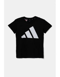 T-shirt ragazzo Adidas Big Logo - Nero