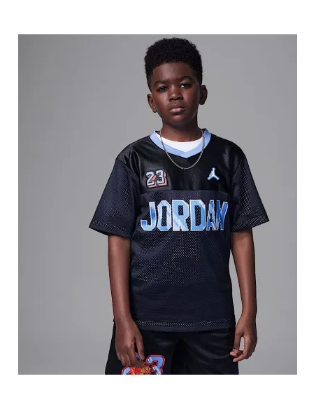 Air Jordan Customized Air Soccer Jersey Jungen T-Shirt - Schwarz