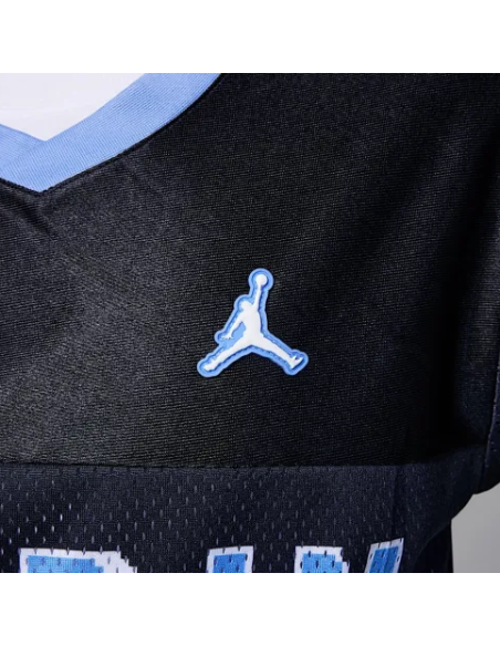 Camiseta de fútbol Air Jordan personalizada para niño - Negra