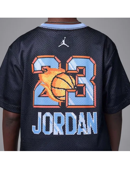 Air Jordan Customized Air Soccer Jersey Boy's T-shirt - Black