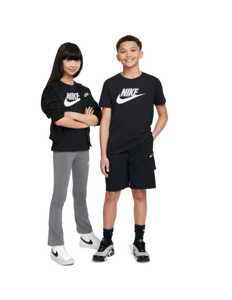 Nike Futura Unisex-T-Shirt - Schwarz