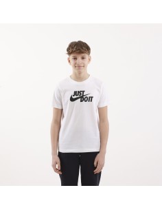 Nike Just Do It Boys' T-Shirt - White