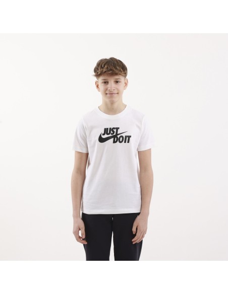 Nike Just Do It Boys' T-Shirt - White