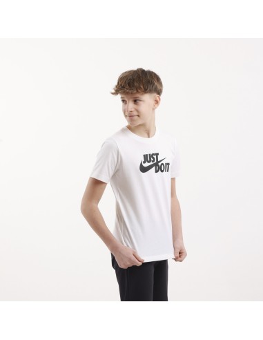 Nike Just Do It Jungen T-Shirt - Weiß