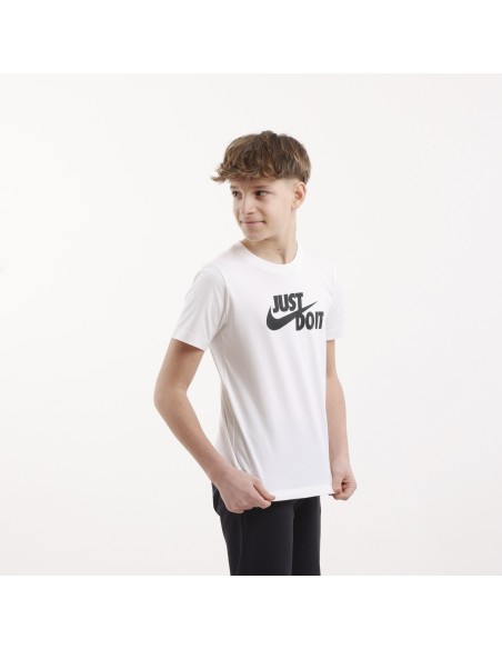Nike Just Do It Boys' T-Shirt - White