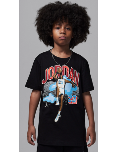 T-shirt Ragazzo Jordan Customized Air - Nero