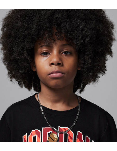 T-shirt Ragazzo Jordan Customized Air - Nero