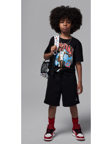 T-shirt Jordan Air personnalisé pour garçon - Noir