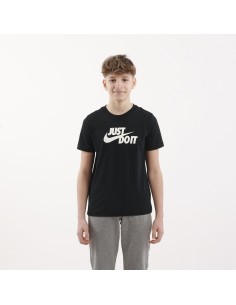 Nike Just Do It Boys' T-Shirt - Black