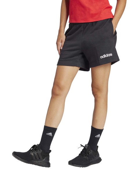 Pantaloncino Donna Adidas Essentials Linear - Nero