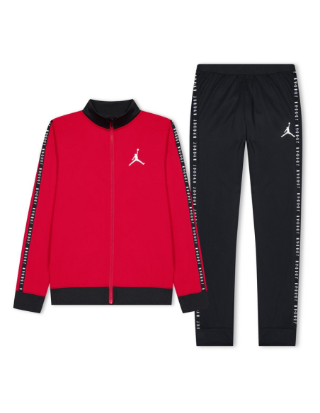 Jordan JDN tricot conjunto de chándal para niño - Rojo/Negro